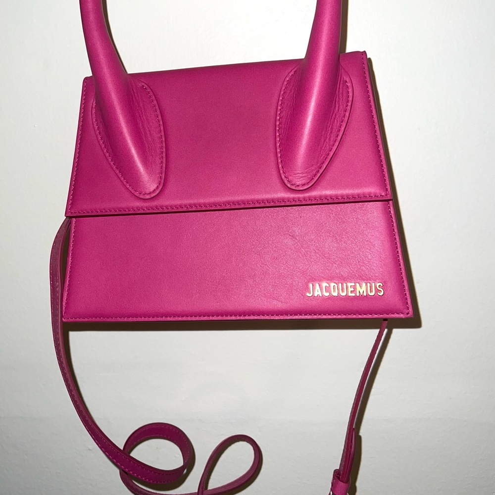 Jacquemus Le Grand Chiquito Hot Pink Fuschia New Never Used